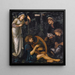 La folie de Sir Tristram - Sir Edward Coley Burne-Jones — framed artwork on a wall