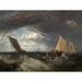 Reproduction of the painting The junction of the Thames and the Medway - Joseph Mallord William Turner