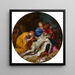 La lamentation du Christ - Louis Licherie — framed artwork on a wall