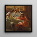 The Reading Lesson - Arthur Trevethin Nowell — framed artwork on a wall