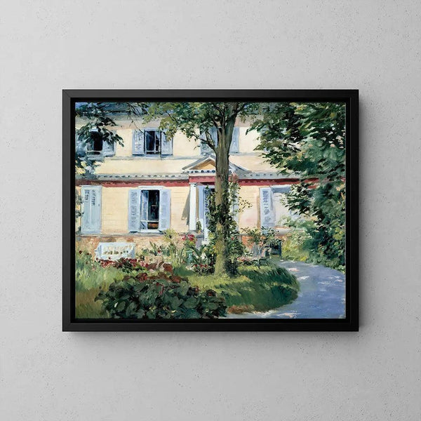 Reproduction of the painting The house in Rueil - Edouard Manet