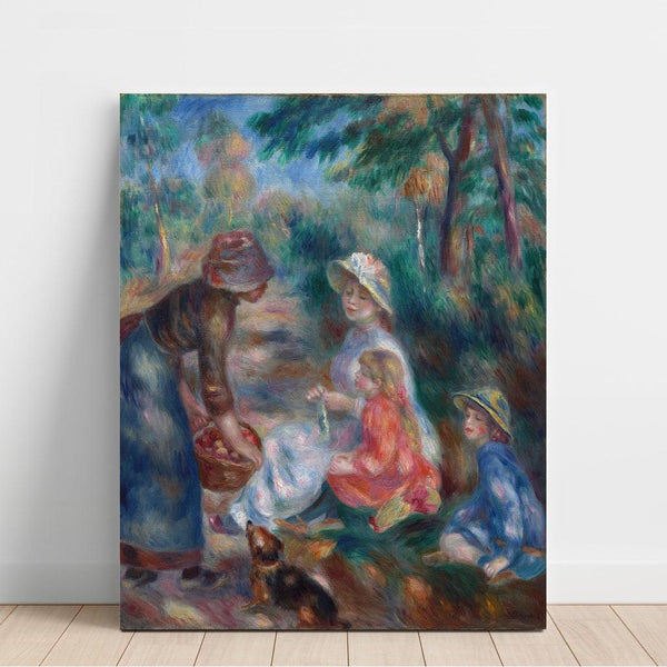 Reproduction of the painting La marchande de pommes - Pierre-Auguste Renoir