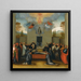 La mise en état et l'ascension de saint Antoine - Fra Bartolomeo — framed artwork on a wall