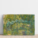 Reproduction of the painting La passerelle de l'étang aux nénuphars - Claude Monet
