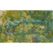 Reproduction of the painting La passerelle de l'étang aux nénuphars - Claude Monet