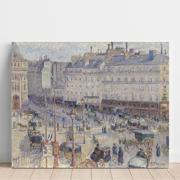 Reproduction of the painting La place du Havre, Paris - Camille Pissarro