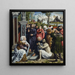 The Resurrection of Lazarus - Master of the Legend of Madeleine — framed artwork on a wall