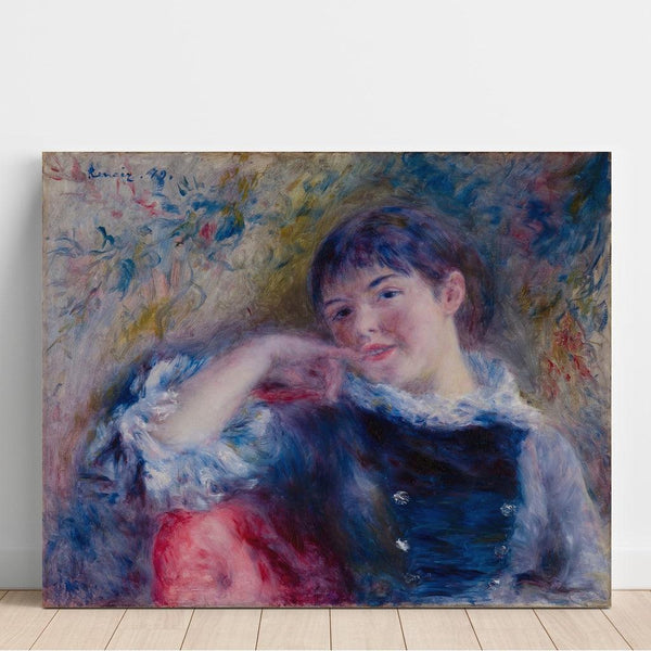 Reproduction of the painting The Dreamer - Pierre-Auguste Renoir