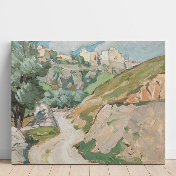 Reproduction of the painting La route de Jérusalem, Étude - Anna Boberg