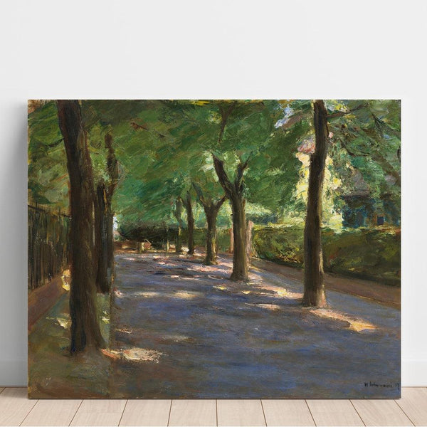 Reproduction of the painting of La rue Colomier à Wannsee - Max Liebermann