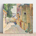 Reproduction of the painting of La rue Dr. Seipel à Mödling - Carl Moll