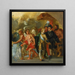 The scene of Archduchess Isabella - Eugène Delacroix — framed artwork on a wall