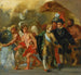 The scene of Archduchess Isabella - Eugène Delacroix — artwork view