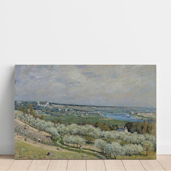 Reproduction of the painting La terrasse de Saint-Germain, printemps - Alfred Sisley