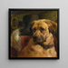 La tête d'un mastin - Edwin Douglas — framed artwork on a wall