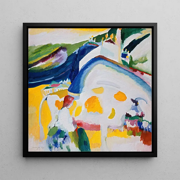 The Cow - Wassily Kandinsky — framed artwork on a wall