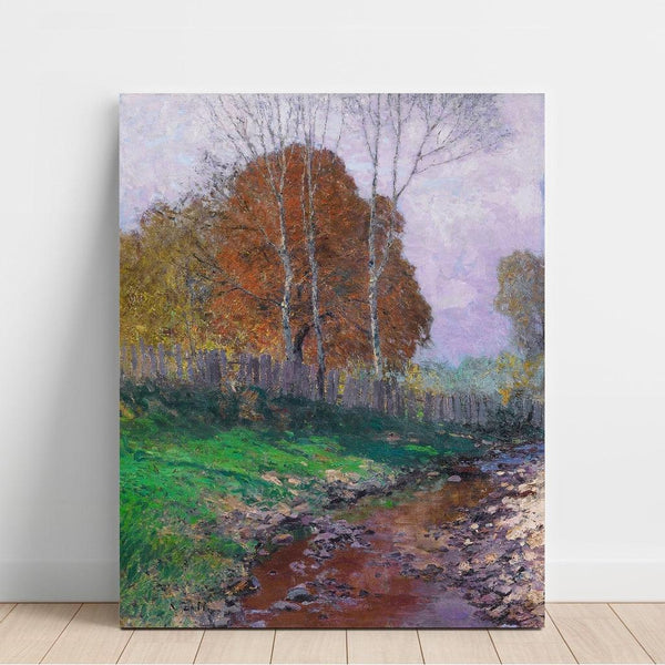 Reproduction of the painting La vallée de la Krems en automne - Alfred Zoff