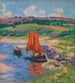 The Red Sail - Henry Moret — artwork view