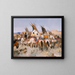 Ceremony at the Black Lake - LaVerne Nelson Black — framed artwork on a wall
