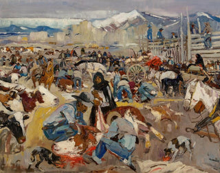 Fête à Taos - LaVerne Nelson Black — artwork view