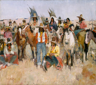 Jicarilla Apache Festival - LaVerne Nelson Black — artwork view