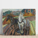 Reproduction of the painting Autumn Plowing - Edvard Munch