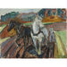 Reproduction of the painting Autumn Plowing - Edvard Munch