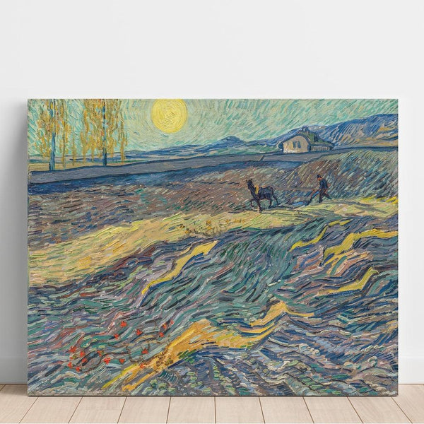 Reproduction of the painting Farmer in a Field - Vincent van Gogh