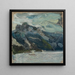 Lac Traun with Greek woman sleeping - Richard Gerstl — framed artwork on a wall