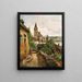 Weissenkirchen in the Wachau - Ladislaus Eugen Petrovits — framed artwork on a wall