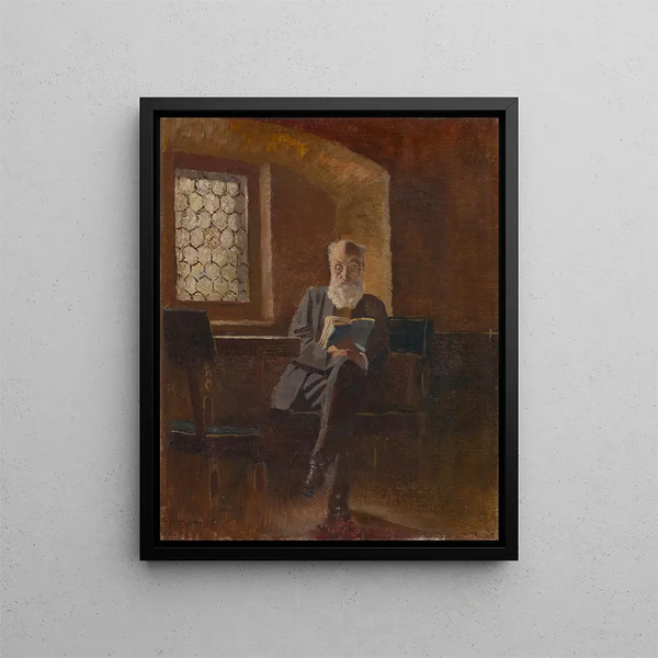 Baron Eduard Mednyszky, the father of painters - Ladislav Mednyánszky — framed artwork on a wall