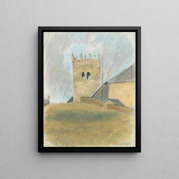 Beffroi de Strky - Ladislav Mednyánszky — framed artwork on a wall