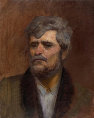 Ladislav Mednynszky - Character Head Study of a Man.webp