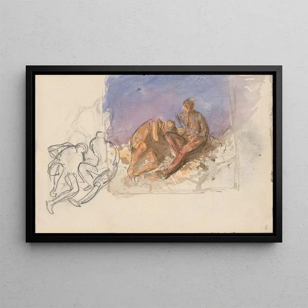 Character Studies - Ladislav Mednyánszky — framed artwork on a wall
