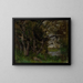 a motif of evening end in a park in Strky - Ladislav Mednyánszky — framed artwork on a wall