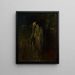 an elderly couple at the end of life during the night - Ladislav Mednyánszky — framed artwork on a wall