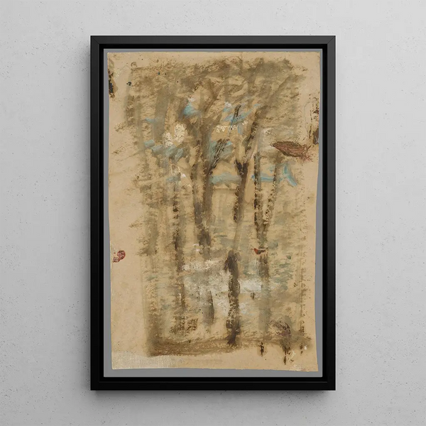 Forest I - Ladislav Mednyánszky — framed artwork on a wall