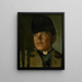 The Groom with a Fur Hat - Ladislav Mednyánszky — framed artwork on a wall
