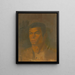 Head of a Gypsy Boy - Ladislav Mednyánszky — framed artwork on a wall