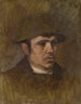 Head of a Worker with Hat - Ladislav Mednyánszky — artwork view