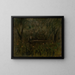In the Garden at the Table - Ladislav Mednyánszky — framed artwork on a wall