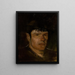 Boy with a large ear and a small hat - Ladislav Mednyánszky — framed artwork on a wall