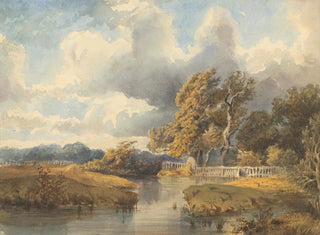 Lake in a Swiss Park - Ladislav Mednyánszky — artwork view