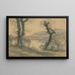 Landscape Painting - Ladislav Mednyánszky — framed artwork on a wall