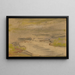 Landscape painting with a lake - Ladislav Mednyánszky — framed artwork on a wall
