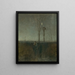 Landscape with Rider - Ladislav Mednyánszky — framed artwork on a wall
