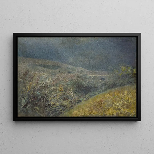 the Motif of the Tatras of Belianske - Ladislav Mednyánszky — framed artwork on a wall