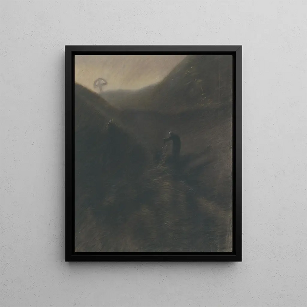 Nostalgie - Ladislav Mednyánszky — framed artwork on a wall