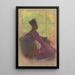 Sitting Painting - Ladislav Mednyánszky — framed artwork on a wall