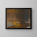Snowy River at Sunset - Ladislav Mednyánszky — framed artwork on a wall